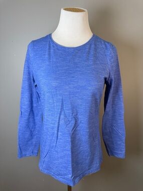 Women’s Lightweight Long Sleeve Crewneck Top - Blue